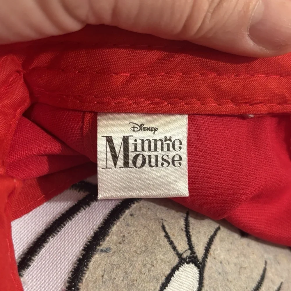 Disney Minnie Mouse Red Hat Cap Youth Kids Adjustable Strapback Gift Travel